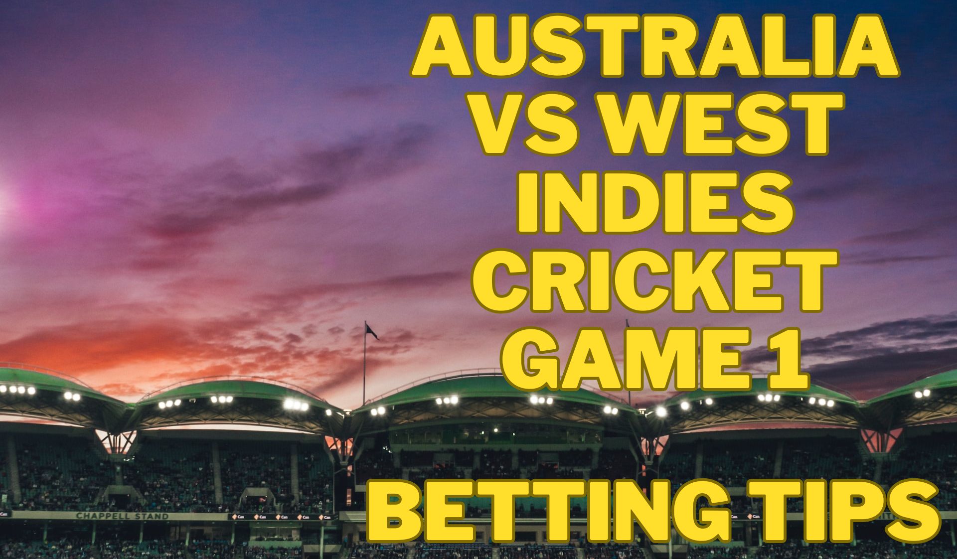 Australia vs West Indies Cricket Game 1 2024 Betting Tips AusBets